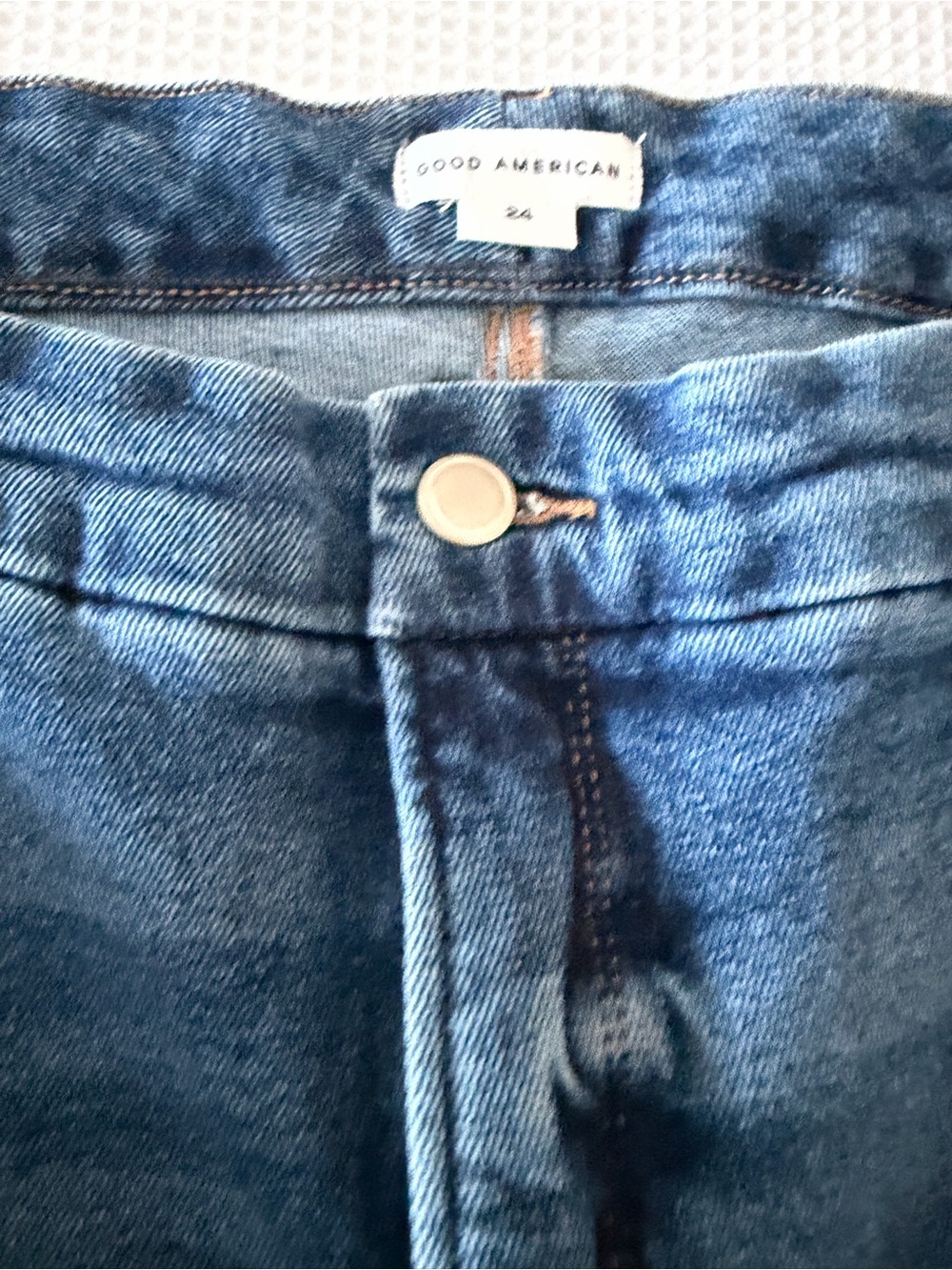 Good American Good Waist Palazzo Crop NWT - Picture 2 of 5